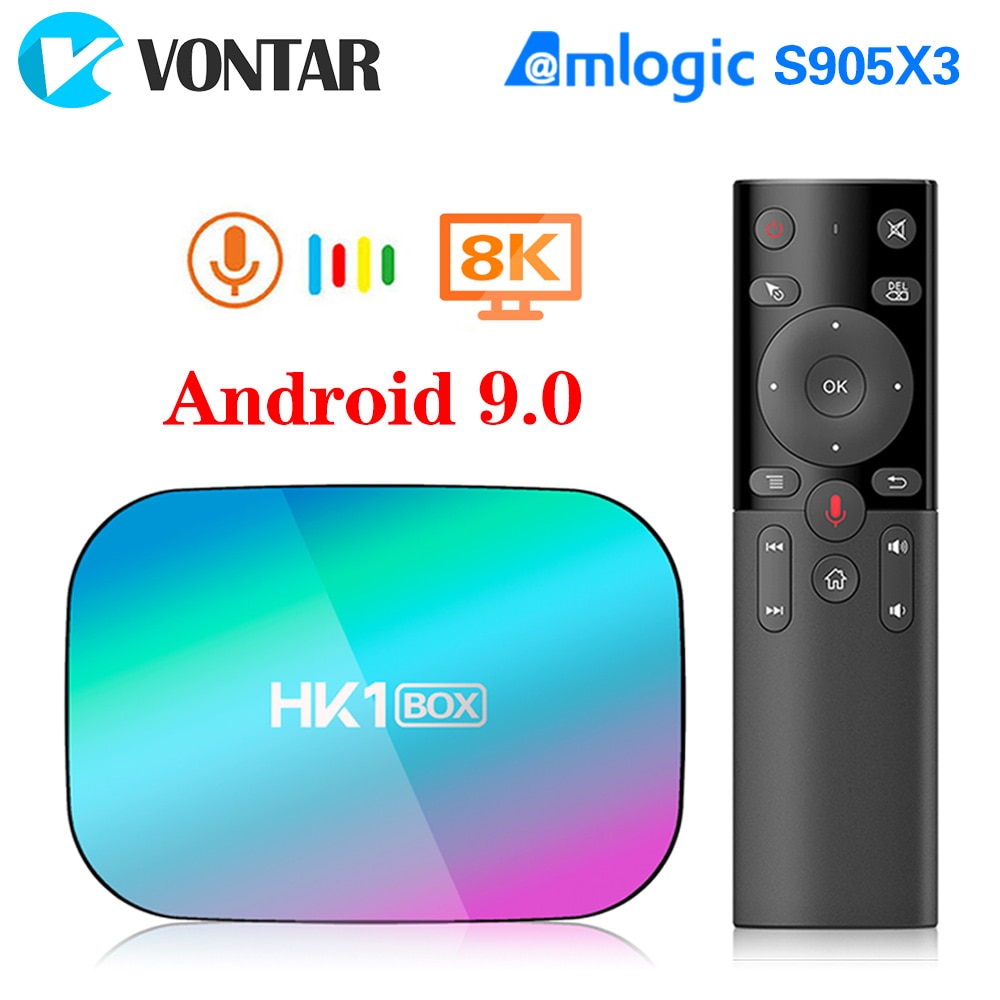 VONTAR HK1 ڽ TV ڽ, 8K, 4GB, 128GB, Amlogic S..